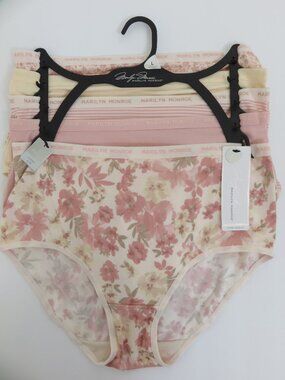 (#116) MARILYN MONROE 5-Pack Super Soft Briefs Underwear Panties.  NWT